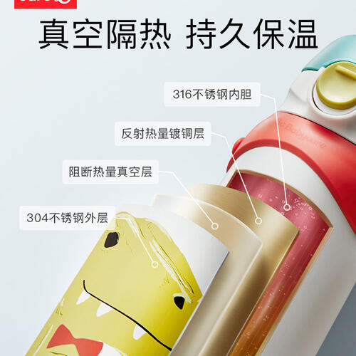 Babycare三合一保温杯-布莱尔小兔 600ml