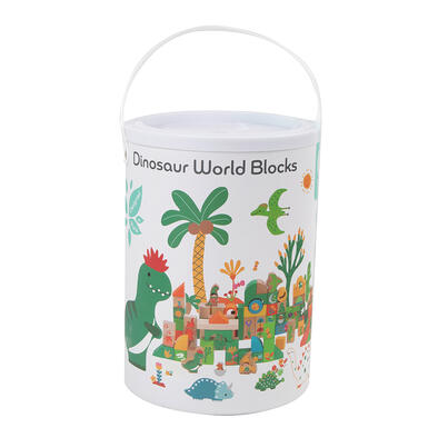 可来赛 100pcs恐龙主题世界积木