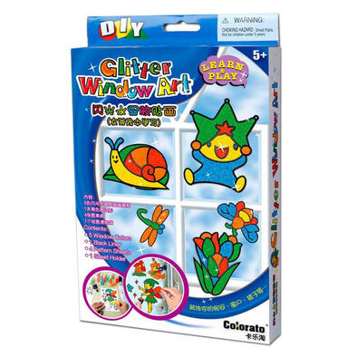 Colorato Glitter Window Art (Nature)