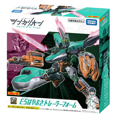 多美 普乐路路 新干线变形机器人 CW E5套装