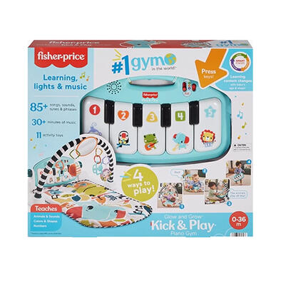 费雪新版炫彩钢琴健身器