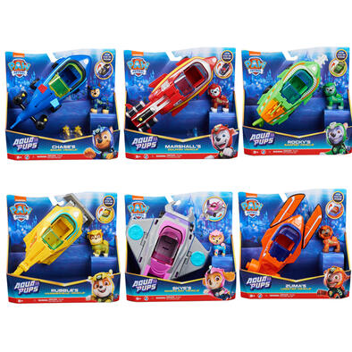Paw Patrol Thmveh Aqua Chase Gml - Assorted