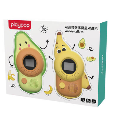 Playpop培玩宝 可调频数字屏显对讲机