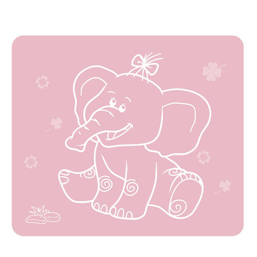 Babies"R"Us宝宝反斗城 硅胶餐垫(粉色大象￥绿色汽车） 1个 随机发货