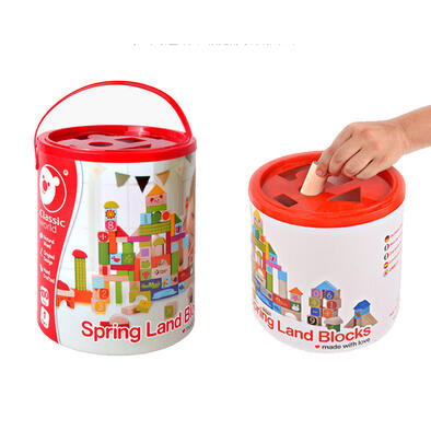 可来赛 100片彩色花园积木